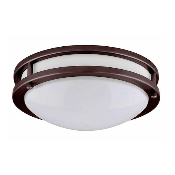 Amax Lighting LED-JR002LBZ-W 14 x 3.8 in. LED Ceiling Fixture - JR Bronze LED-JR002LBZ-W - main
